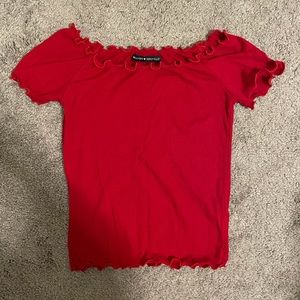 Brandy Melville Off The Shoulder Crop Top